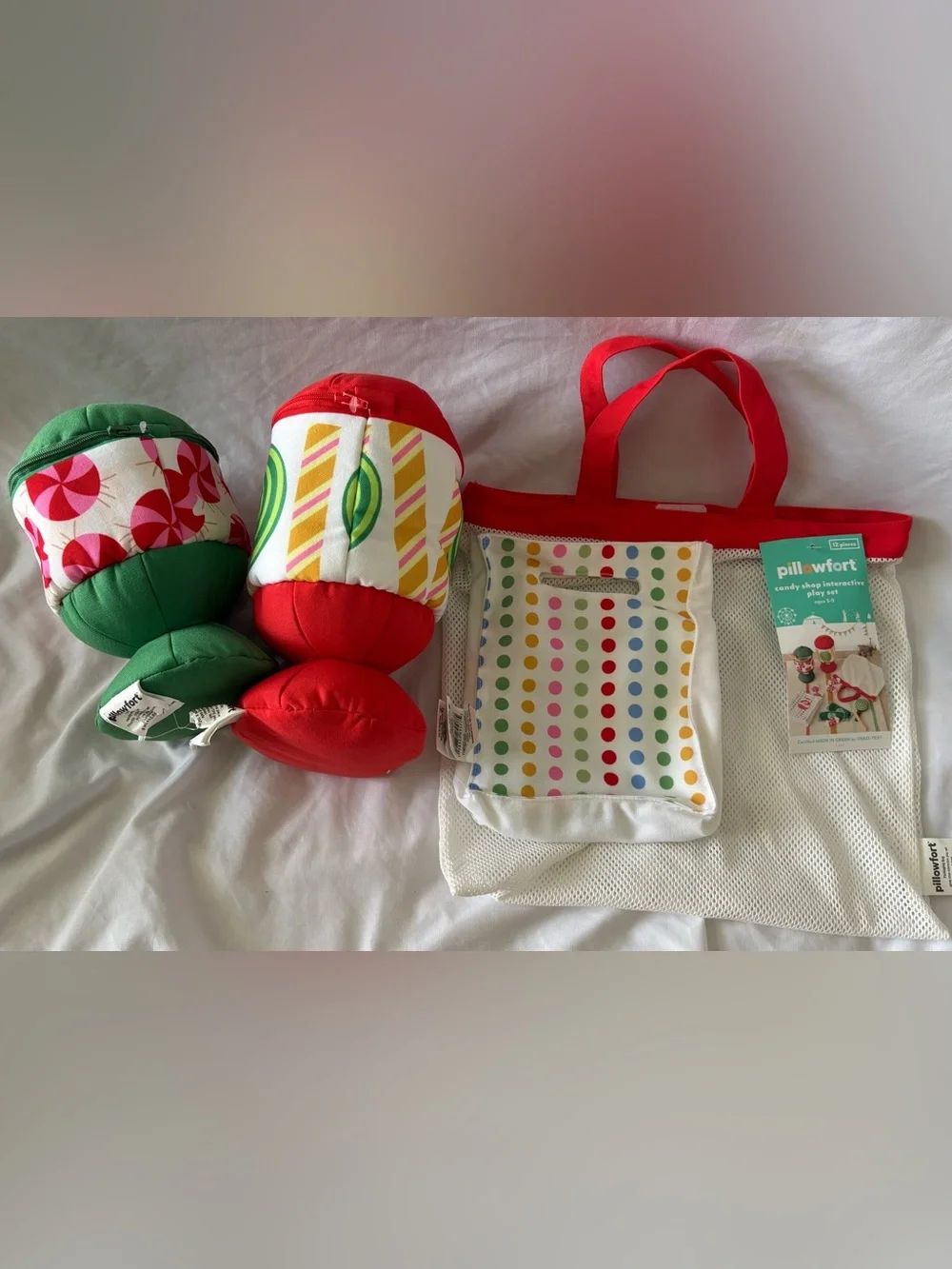 PILLOWFORT BREAKFAST & CANDY SHOP INTERACTIVE PLAY SET LOT 2 NEW NWT